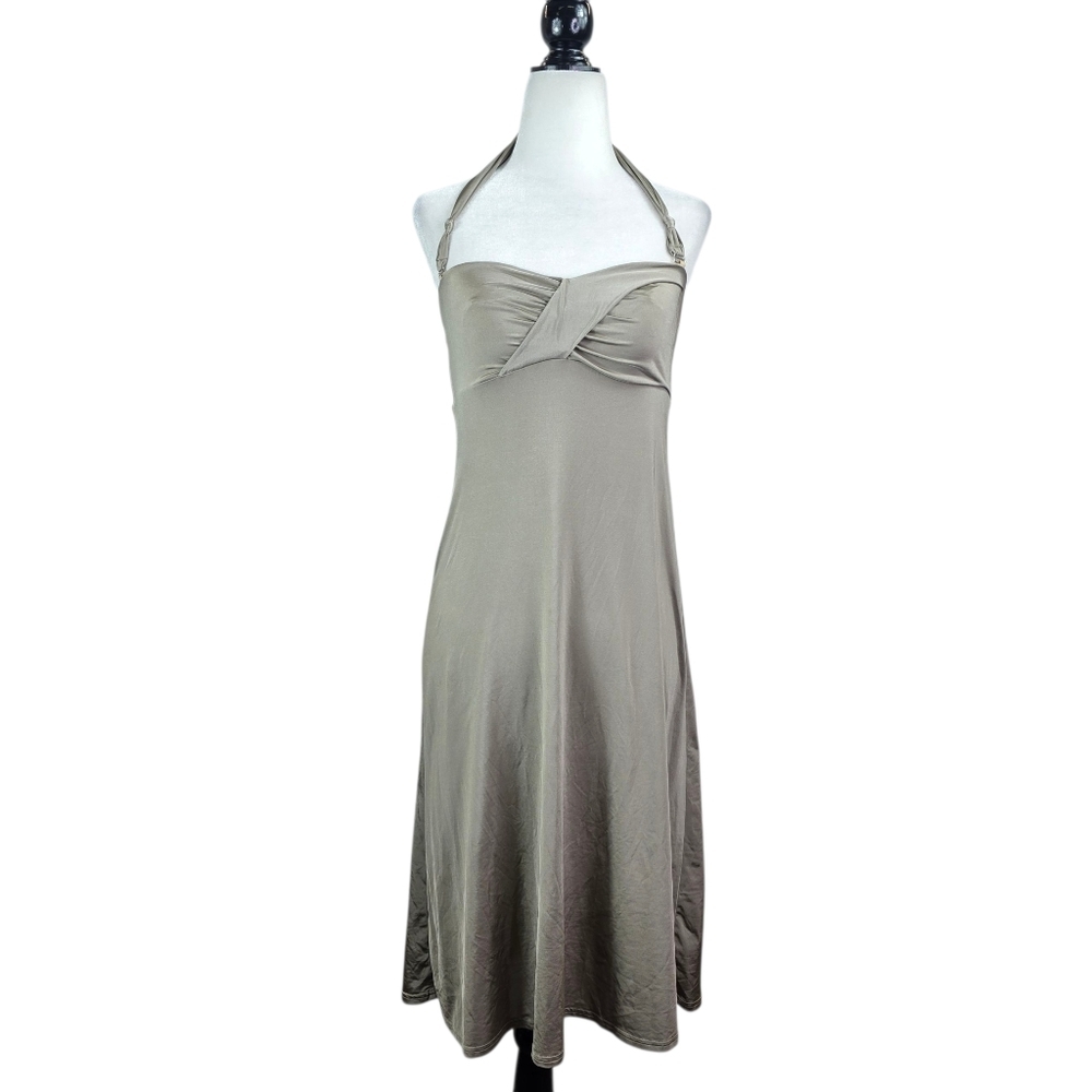 Lise Charmel  halter neck twisted front  knee length dress